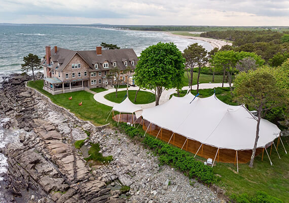 Sailcloth Wedding Tent Rentals in Maine & New Hampshire