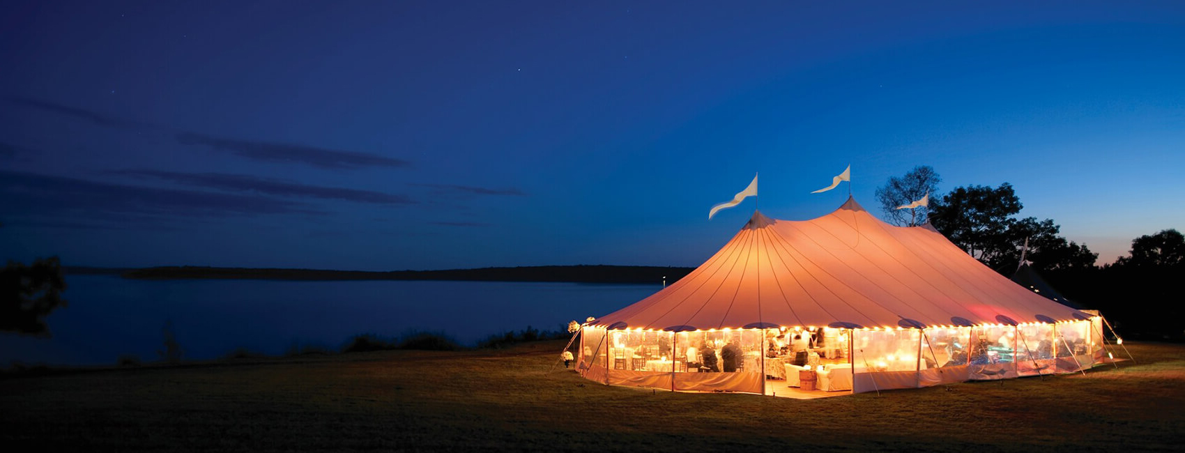 Sperry Sailcloth Wedding Tent