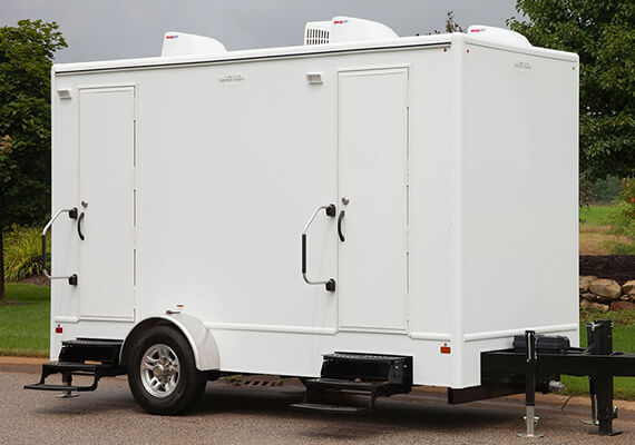 Luxury Mobile Restrooms for Wedding or Event Rental
