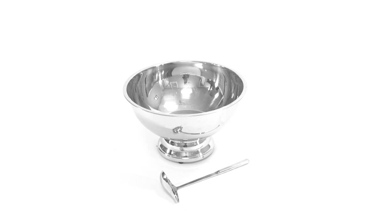 Punch Bowl With Ladle