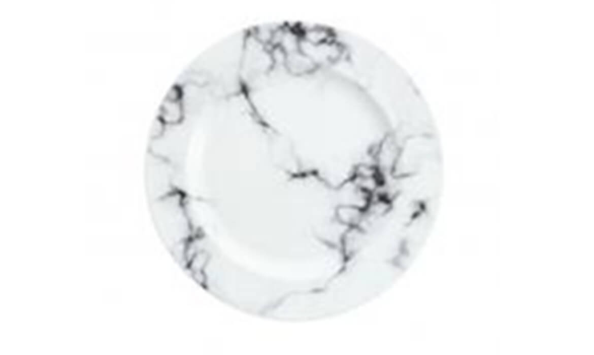 Marble Print Ceramic Charger