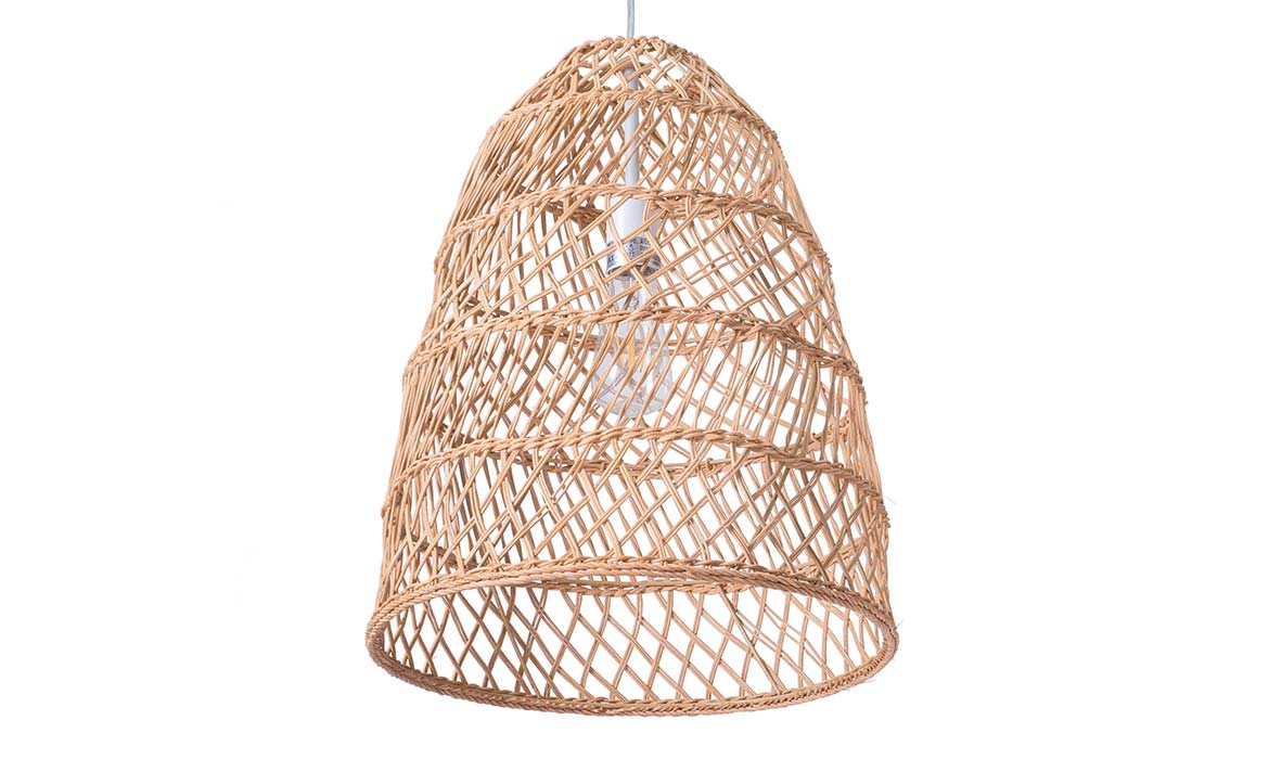 Large Bell Rattan Basket