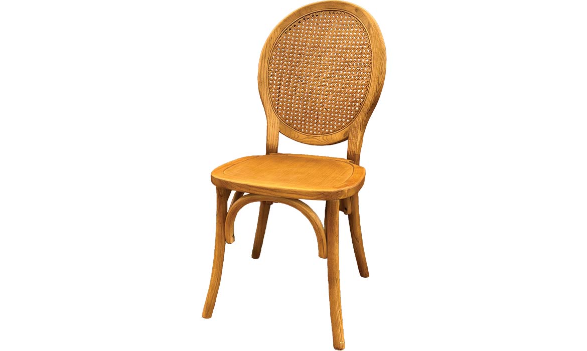 Rattan Back Chair